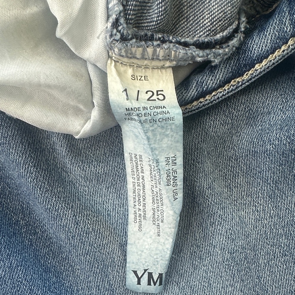 YMI Light Blue Flare Jeans - Picture 3 of 5